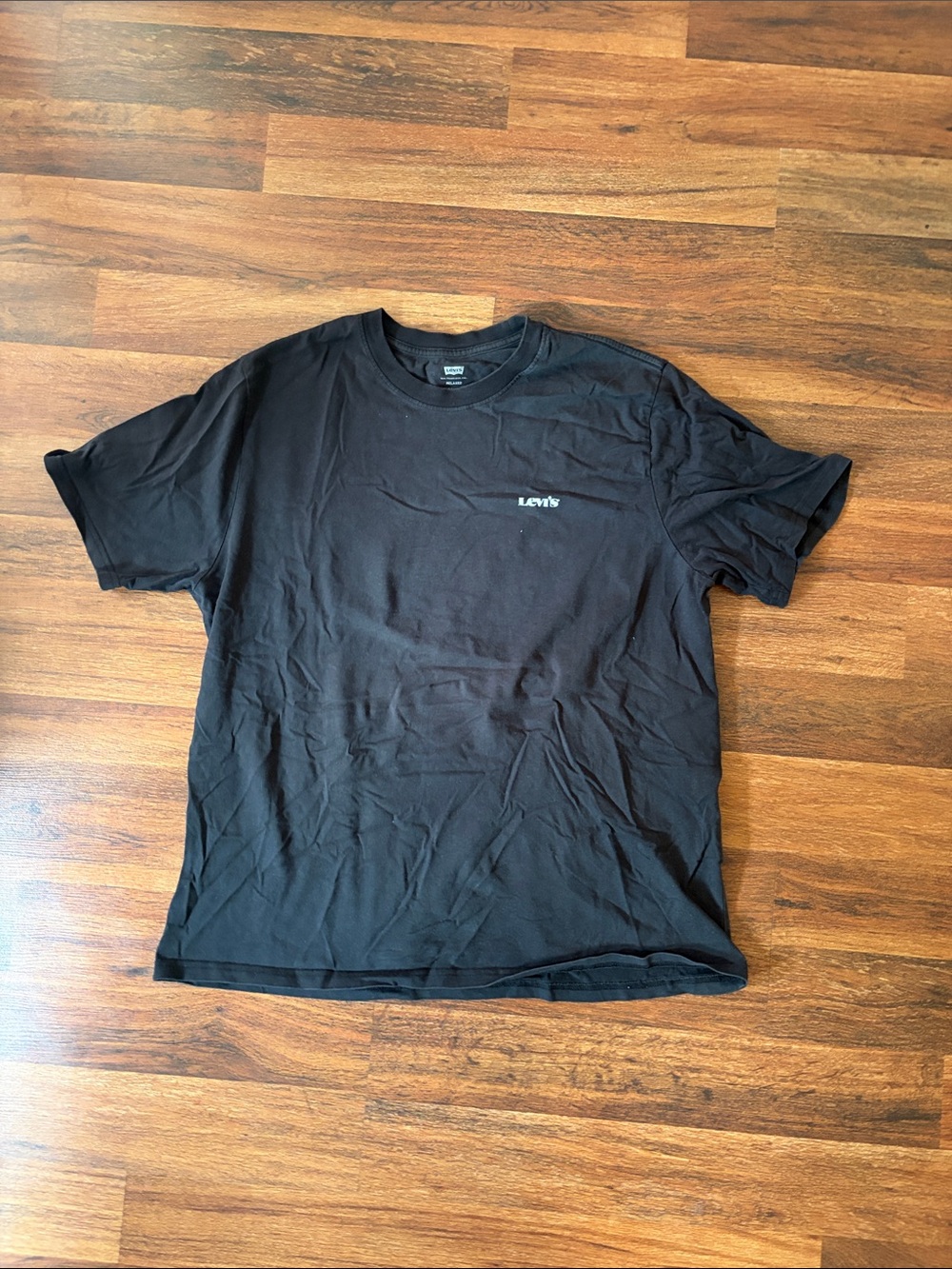 Levi's Black Short Sleeve Crew T-Shirt with Small Logo
